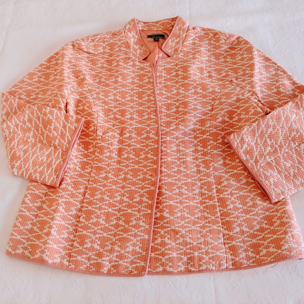 C. Wonder Sz 16 Brocade Jacket w/ Bracelet Sleeves